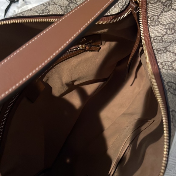 Gucci Supreme Canvas Hobo Bag Two Way Chain - Picture 4 of 9